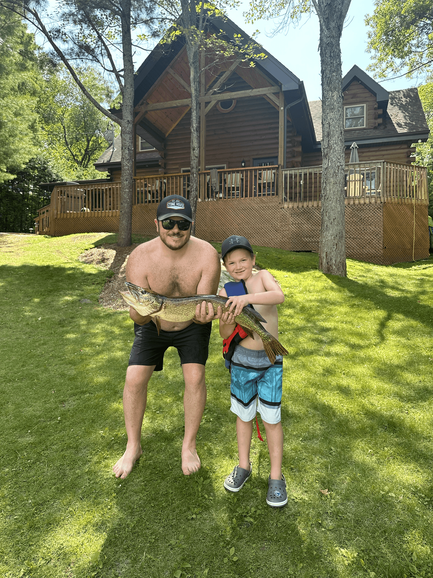 Family fishing