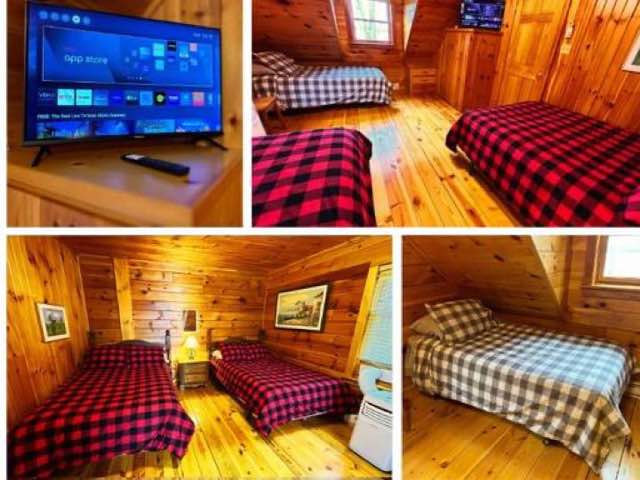 bedrooms plaid