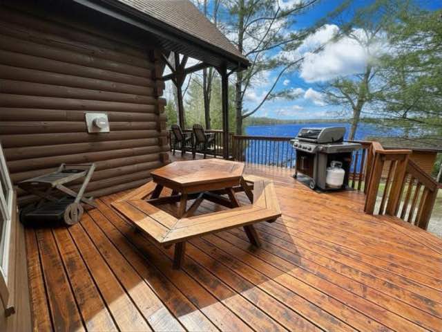 deck bbq double
