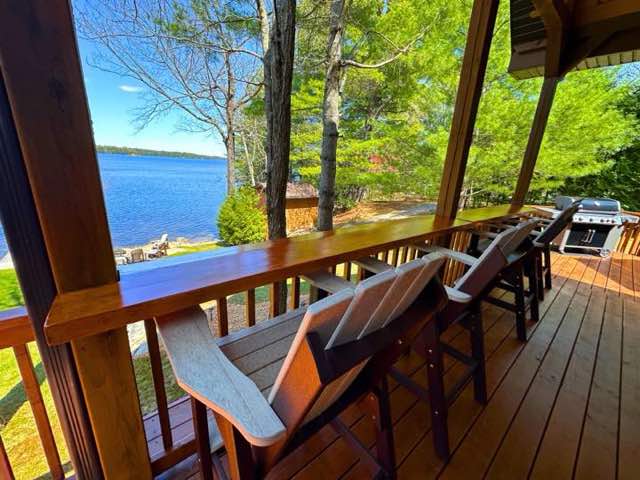 lake from deck