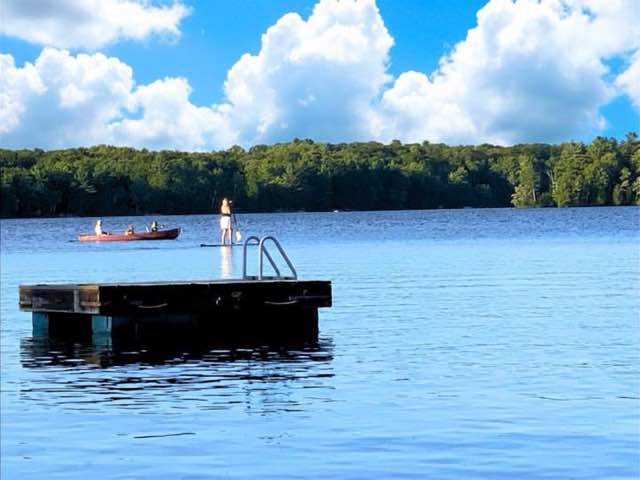 swim raft ladder